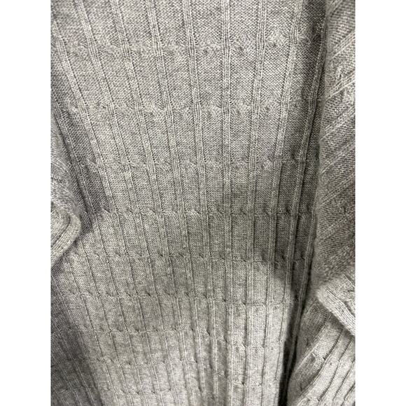 In 2 By In Cashmere Cardigan Sweater Women’s Small Cableknit Long Hooded - Picture 3 of 10